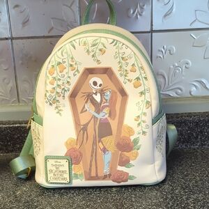 Loungefly Disney Tim Burton Nightmare Before Christmas Bag.